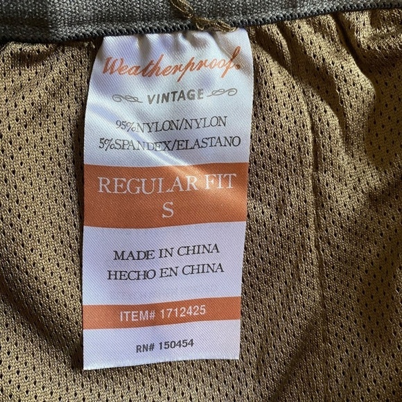 Weatherproof Vintage Performance Weather Flex Tech Shorts, Tan, Small, NWT - Picture 9 of 10